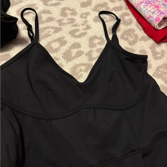 JoyLab size Large black spaghetti strap athleisure dress - Picture 2 of 4